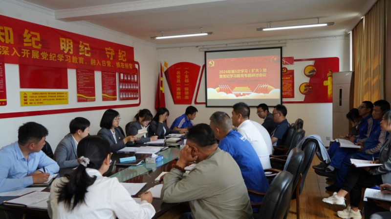 物產(chǎn)汽貿(mào)公司黨支部召開2024年第五次學習（擴大）會暨&ldquo;知敬畏、存戒懼、守底線&rdquo;專題研討會議
